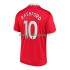 Camisola Manchester United Rashford 10 Homem Equipamento Primeiro 2022-2023 Manga Curta